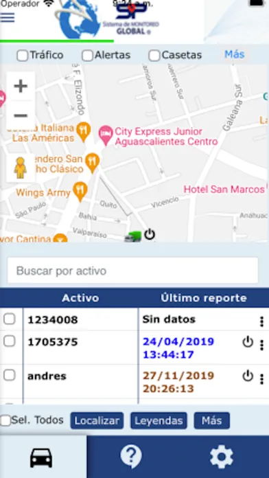 Tangkapan layar SP Monitoreo