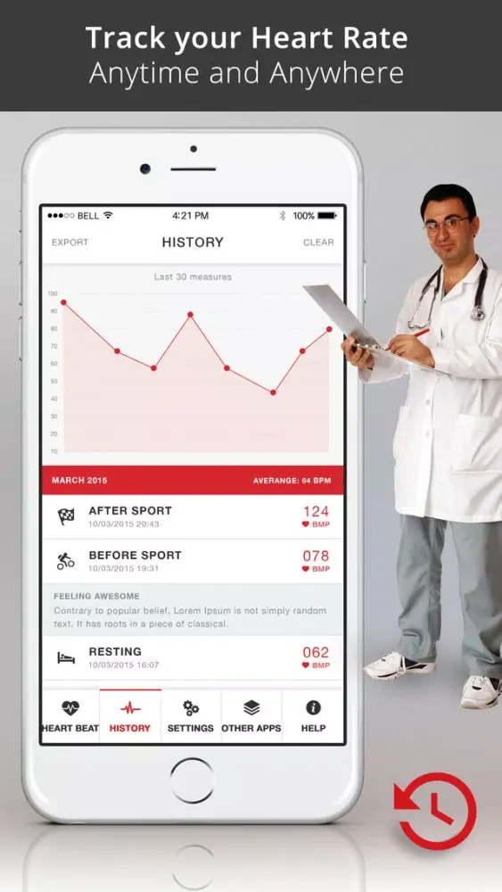 Zrzuty ekranu Heart Rate - Pro