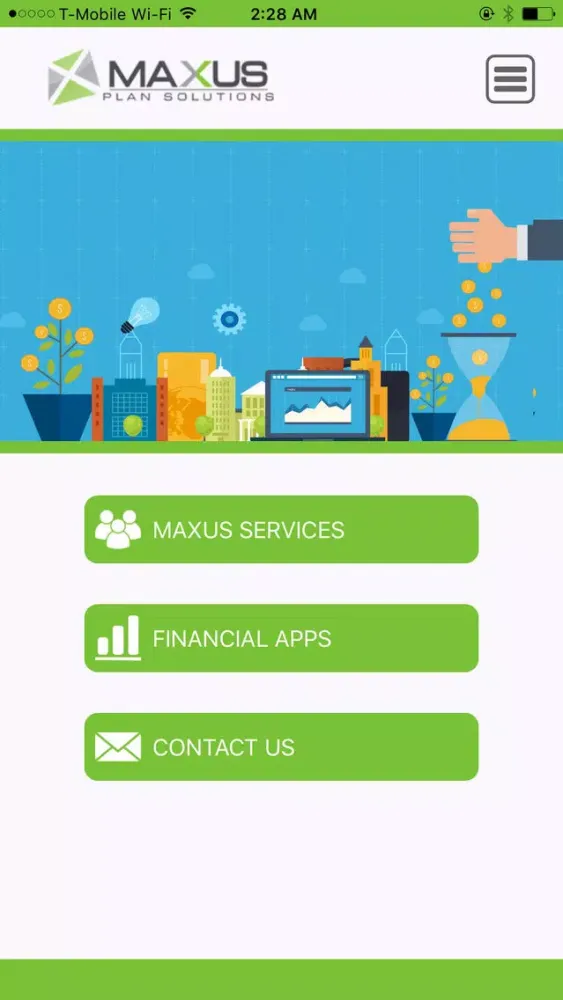 Zrzuty ekranu Maxus Financial App
