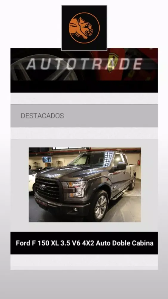 Capturas de tela do Autotrade