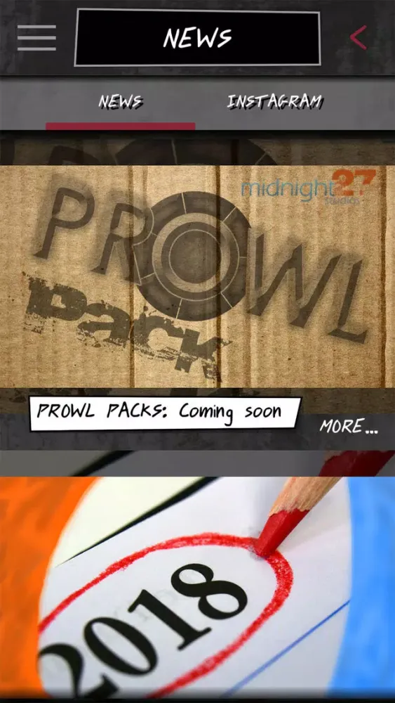 ภาพหน้าจอของ PROWL