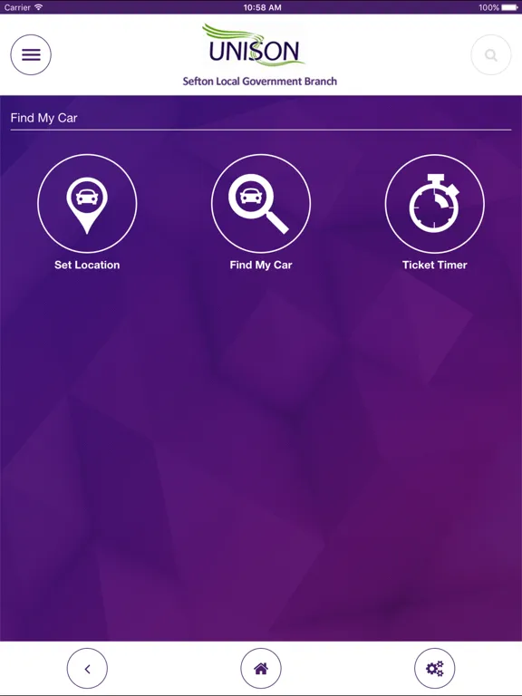 ภาพหน้าจอของ Unison Sefton iPad 