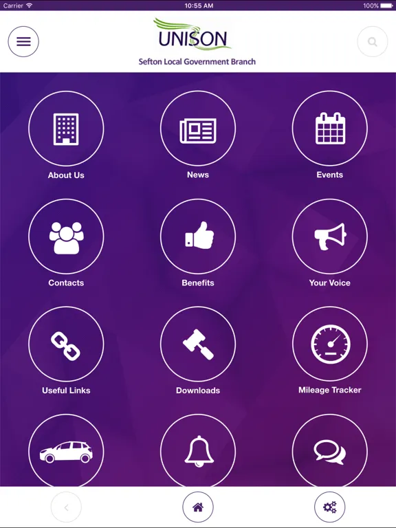 ภาพหน้าจอของ Unison Sefton iPad 