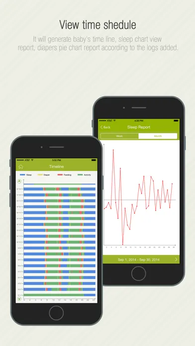 تصاویر Babycare Tracker.