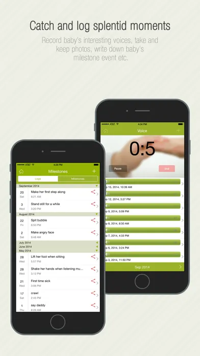 تصاویر Babycare Tracker.