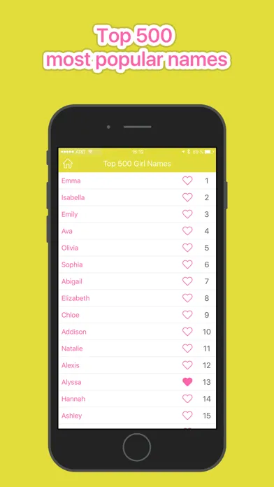 Baby Girl Name Assistant Screenshots