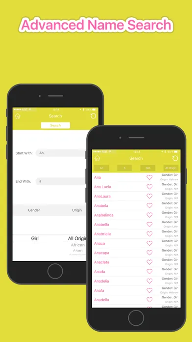 Baby Girl Name Assistant Screenshots