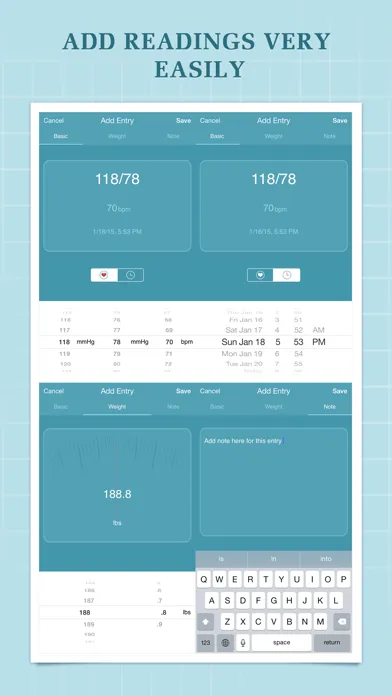 Blood Pressure Companion Pro 스크린샷