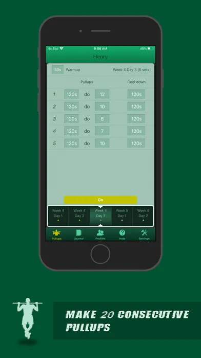 Pullups Coach Screenshots