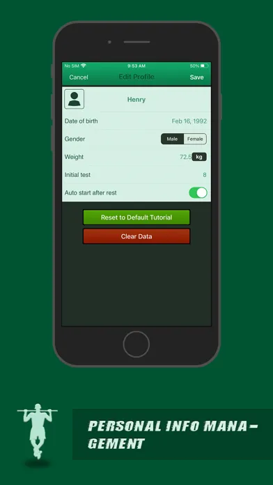 Pullups Coach Screenshots