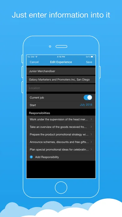 Capturas de pantalla de Resume Producer Pro