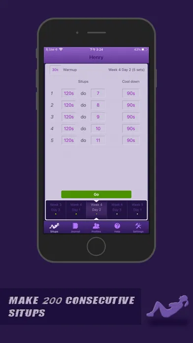 ภาพหน้าจอของ Situps Coach Pro