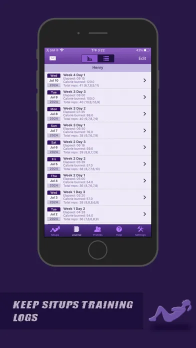 ภาพหน้าจอของ Situps Coach Pro