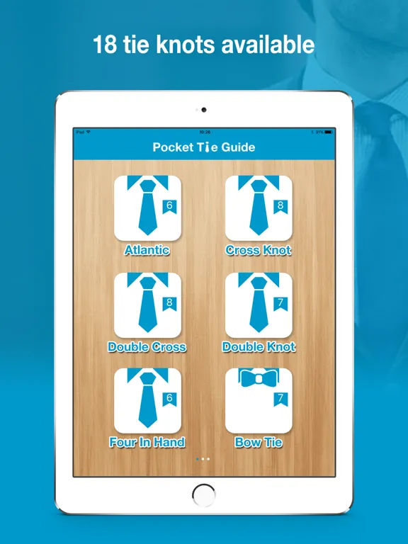 Capturas de pantalla de Pocket Tie Guide iPad 