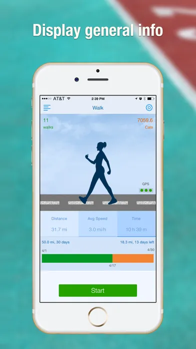 Ảnh chụp màn hình của Walk Diary Pro