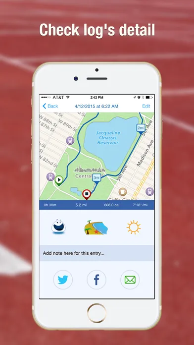 Ảnh chụp màn hình của Walk Diary Pro