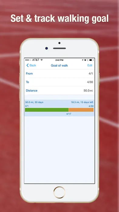 Ảnh chụp màn hình của Walk Diary Pro