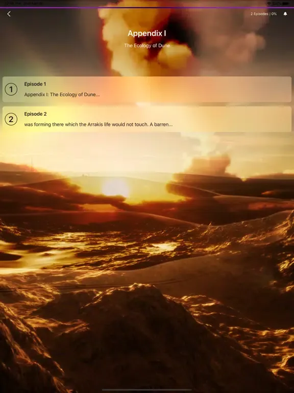 ภาพหน้าจอของ DUNE 369 iPad 