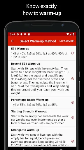 Personal Training Coach Screenshots