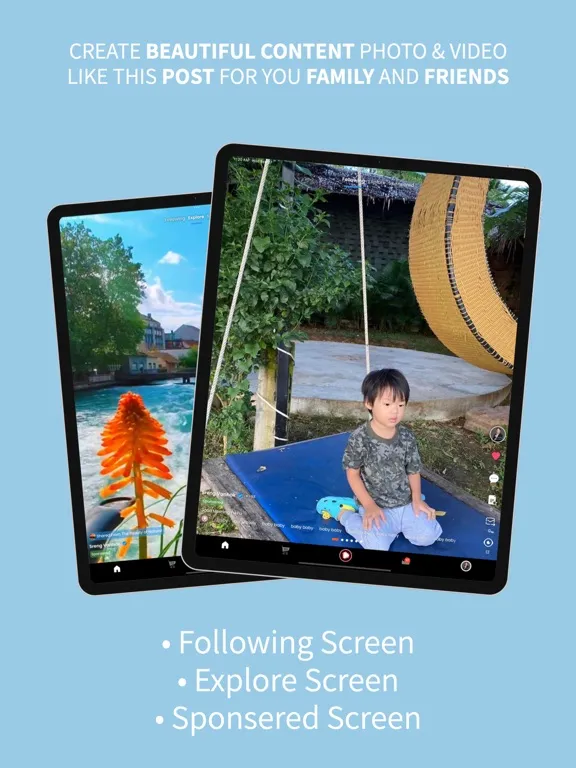 Ảnh chụp màn hình của FlipFlop Social Network iPad 