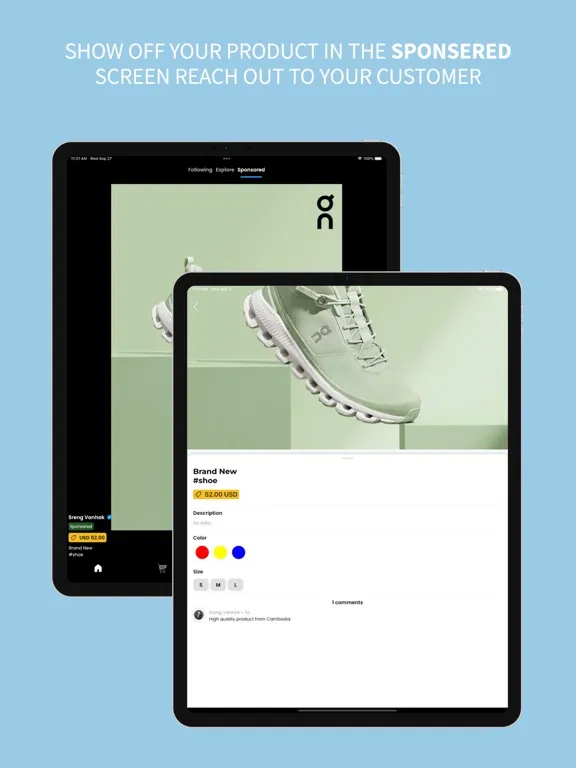 Ảnh chụp màn hình của FlipFlop Social Network iPad 