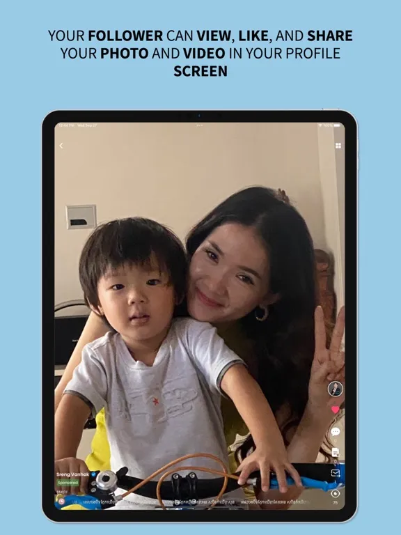 Ảnh chụp màn hình của FlipFlop Social Network iPad 