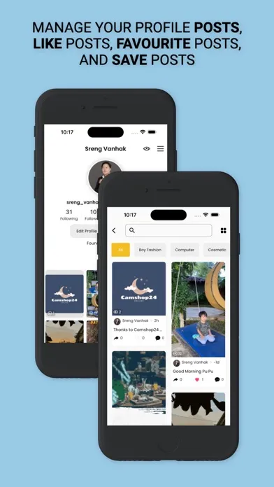 Ảnh chụp màn hình của FlipFlop Social Network