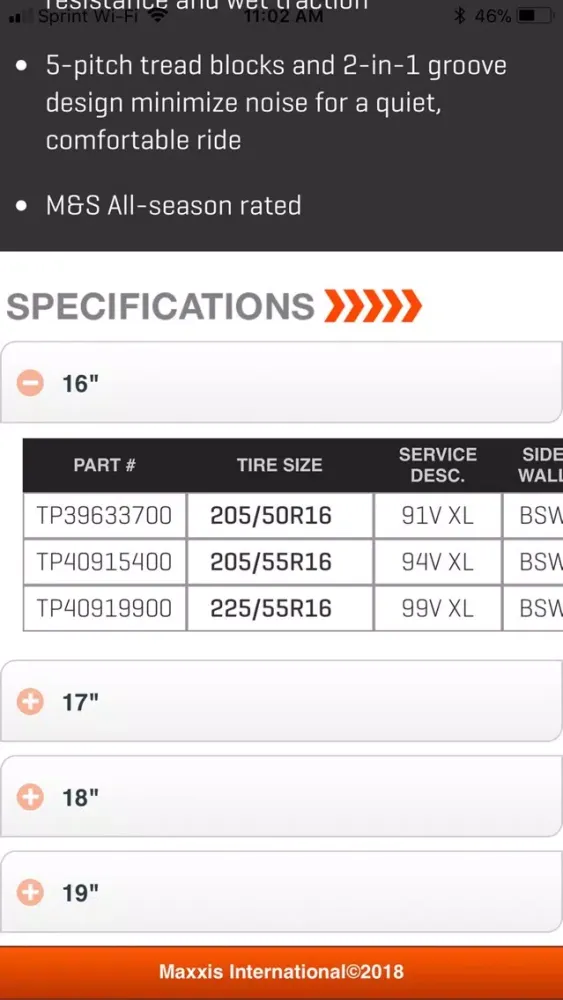 Maxxis Automotive Tires Ekran Görüntüleri