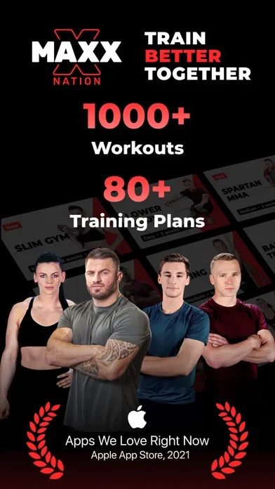 MAXXnation: Training Plans应用截图