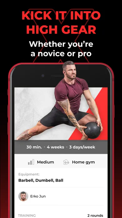 MAXXnation: Training Plans应用截图