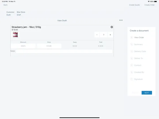 صور Onsight B2B Sales App iPad 