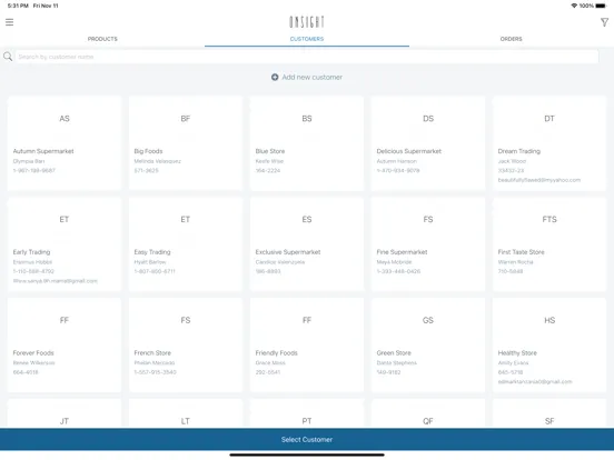 صور Onsight B2B Sales App iPad 