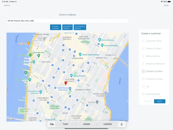 صور Onsight B2B Sales App iPad 