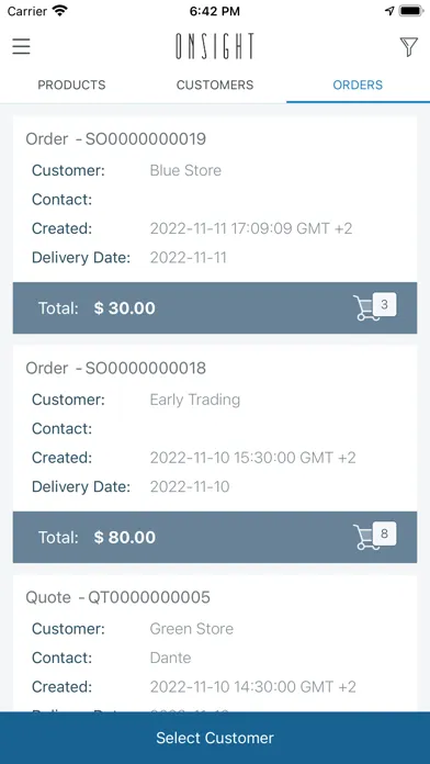 صور Onsight B2B Sales App