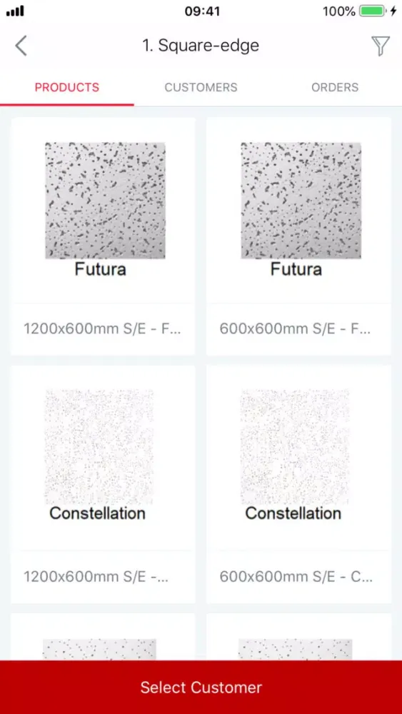 OWA Catalogue and Ordering App Screenshots