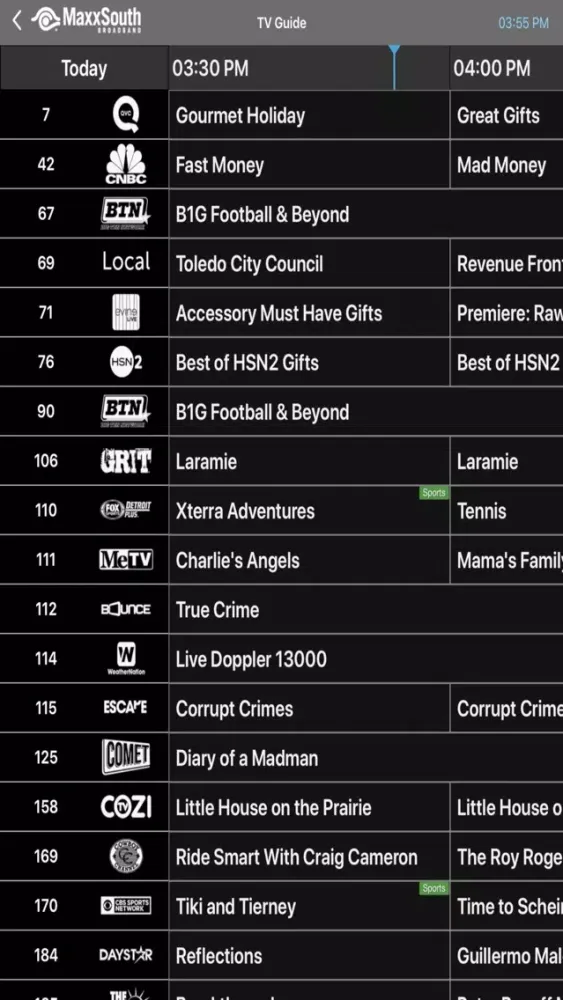 Ảnh chụp màn hình của MaxxSouth TV by MaxxSouth