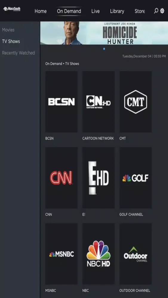 Ảnh chụp màn hình của MaxxSouth TV by MaxxSouth