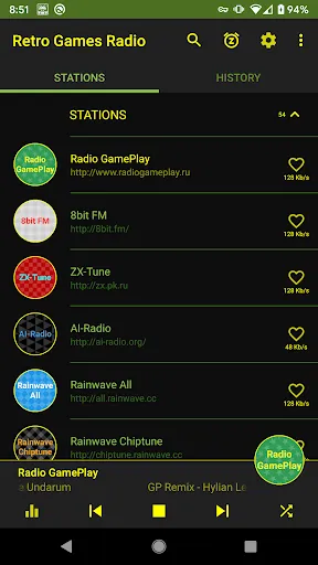 Retro Games music radio Screenshots