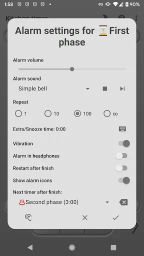 Kitchen Multi-Timer Screenshots