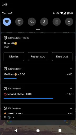 Kitchen Multi-Timer Screenshots