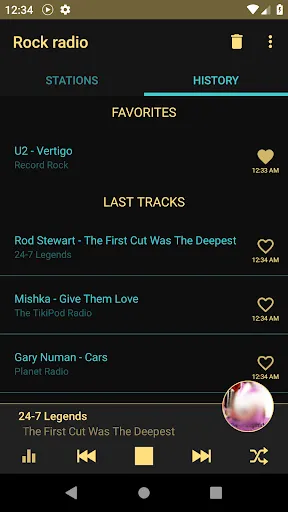 Rock Music online radio Screenshots
