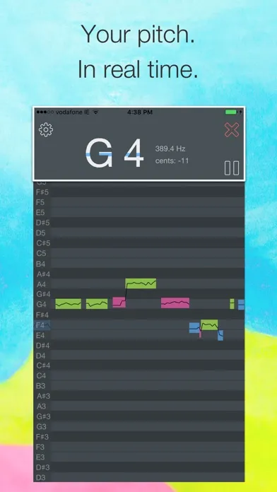 Zrzuty ekranu OnPitch - Vocal Pitch Monitor