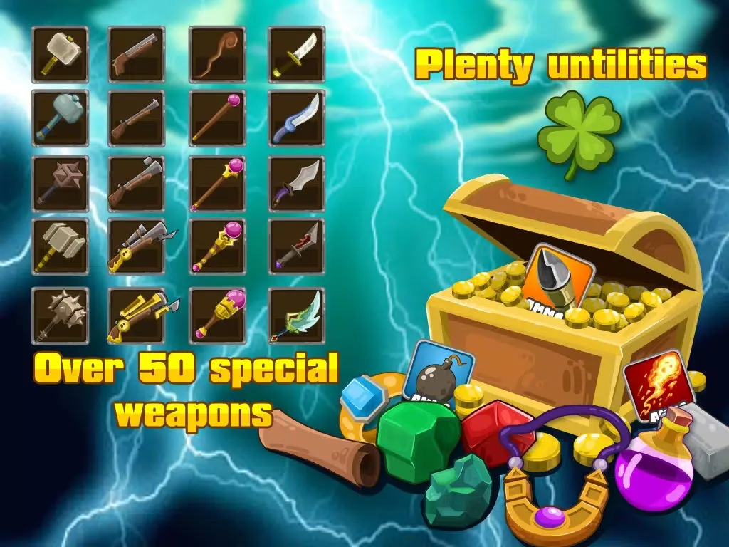 صور Castle Warrior : Defend King's Gem iPad 