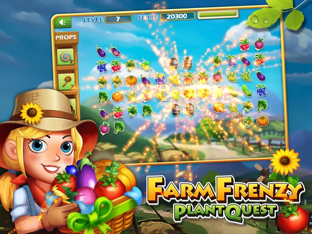 Capturas de tela do Farm Mania: Plant Quest iPad 