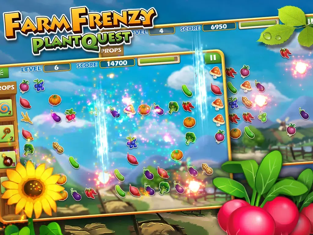 Capturas de tela do Farm Mania: Plant Quest iPad 
