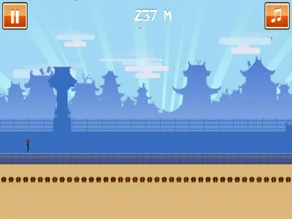 Stickman Ninja Runner iPad  스크린샷
