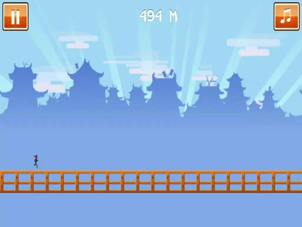 Stickman Ninja Runner iPad  스크린샷