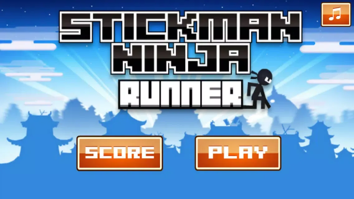 Stickman Ninja Runner 스크린샷