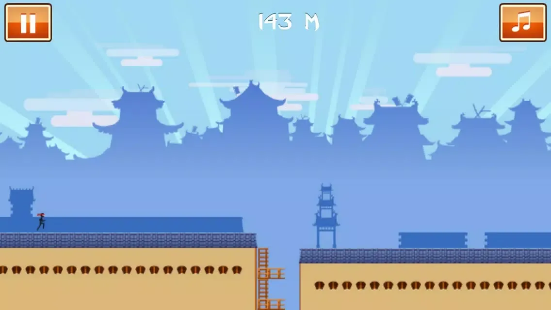 Stickman Ninja Runner 스크린샷