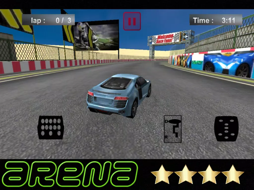 3D Arena Car Driving Sim-ulation Extreme iPad 应用截图